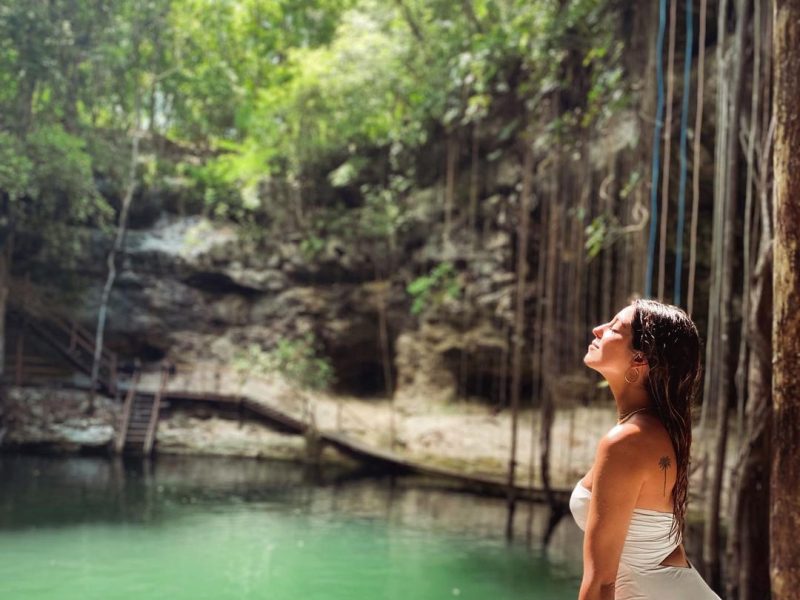Ek Balam and Cenote Swimming in Mayan City